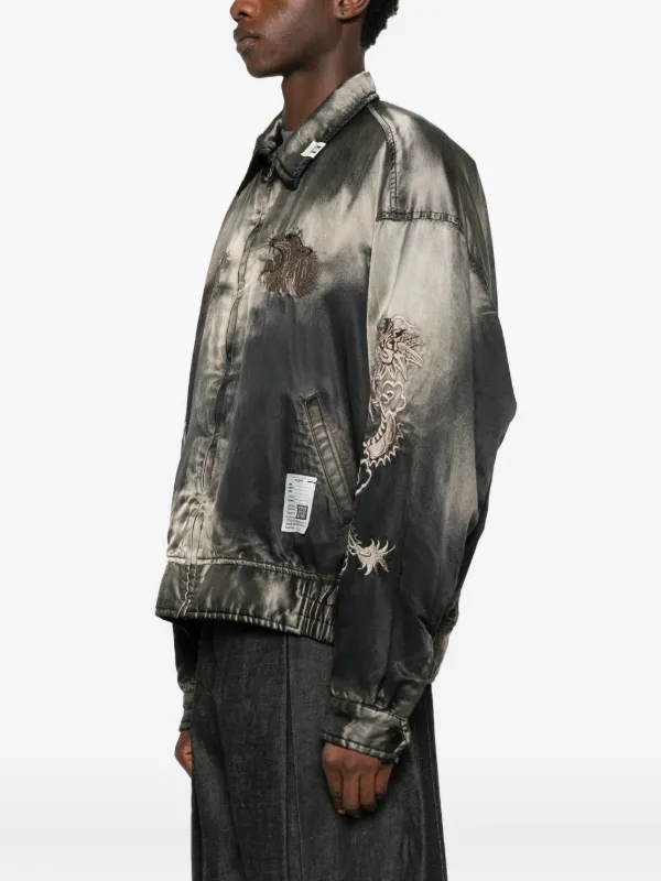 Maison MIHARA YASUHIRO Embroidered Souvenir Jacket | Black