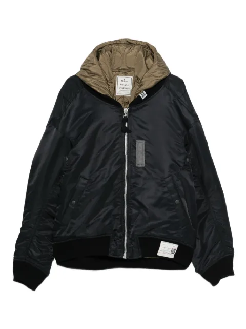 Maison MIHARA YASUHIRO chamarra bomber con capucha
