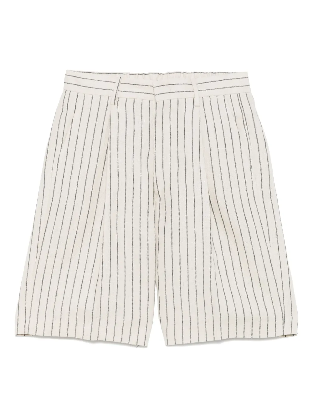 NN07 striped shorts | Neutrals | Image 1