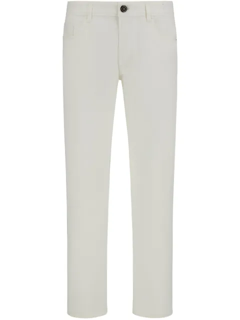 Boggi Milano logo-patch jeans