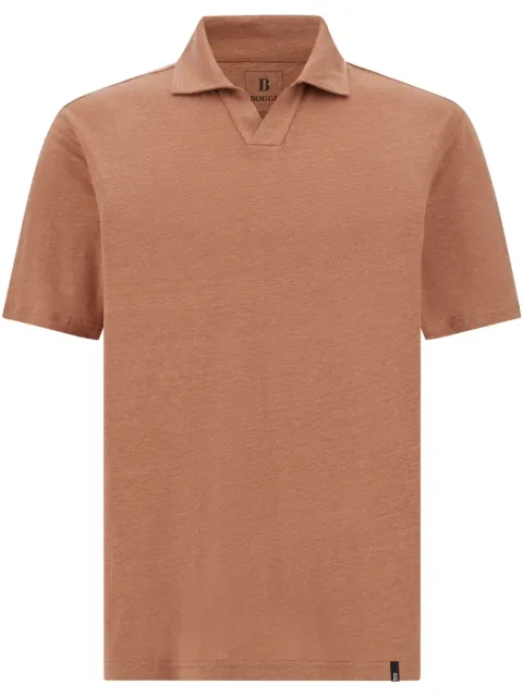 Boggi Milano linen polo shirt