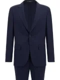 Boggi Milano pinstriped wool suit - Blue