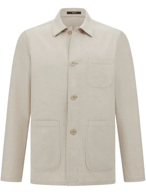 Boggi Milano mélange-effect shirt jacket