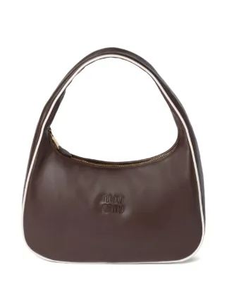 Miu Miu ワンダー ショルダーバッグ | ブラウン | FARFETCH JP