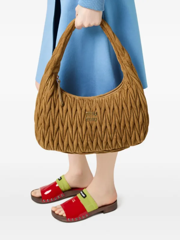 Miu Miu Wander Shoulder Bag | Brown | FARFETCH
