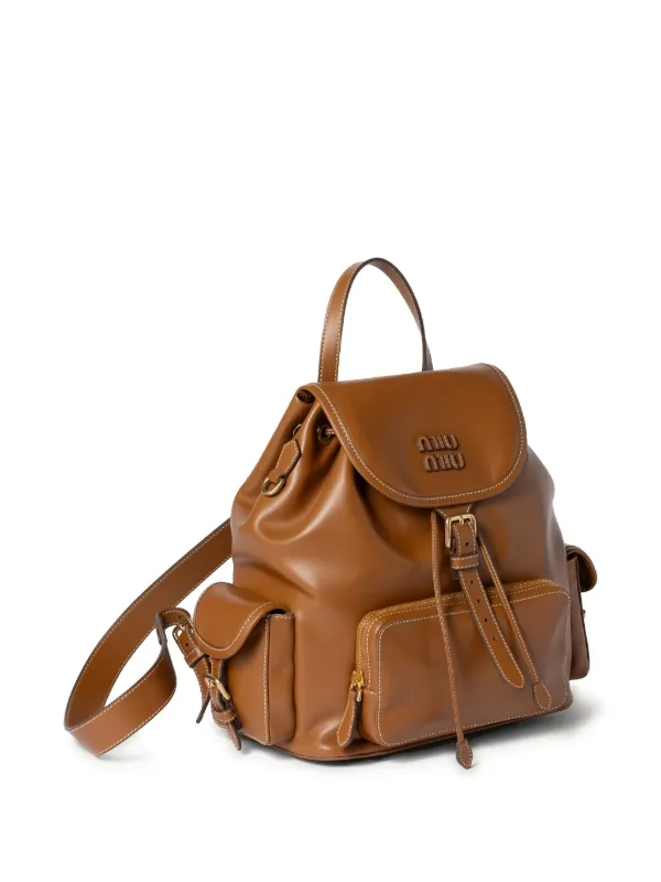 【最高級レザー❗️】miumiu 2way leather bag ブラウン 2025年最新】miumiu ミュウミュウ 2WAYショルダーバッグ