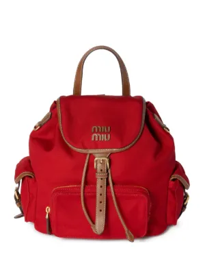 Miu Miu（ミュウ・ミュウ）リュック・バックパック - FARFETCH