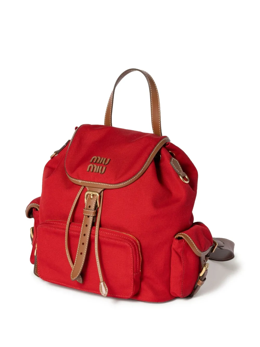 Miu Rugzak met logo Rood