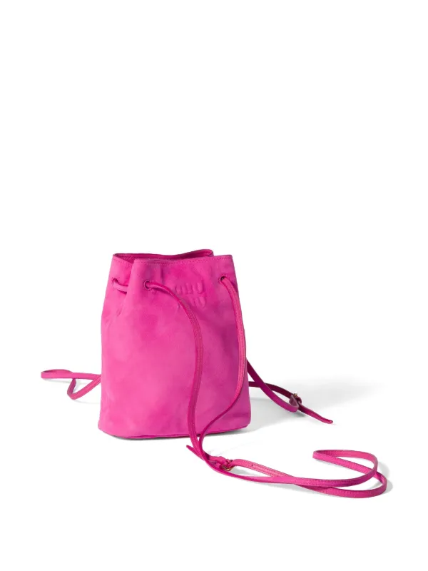 グランドセール Pouch Suede Miu Miu | FARFETCH | Pink その他