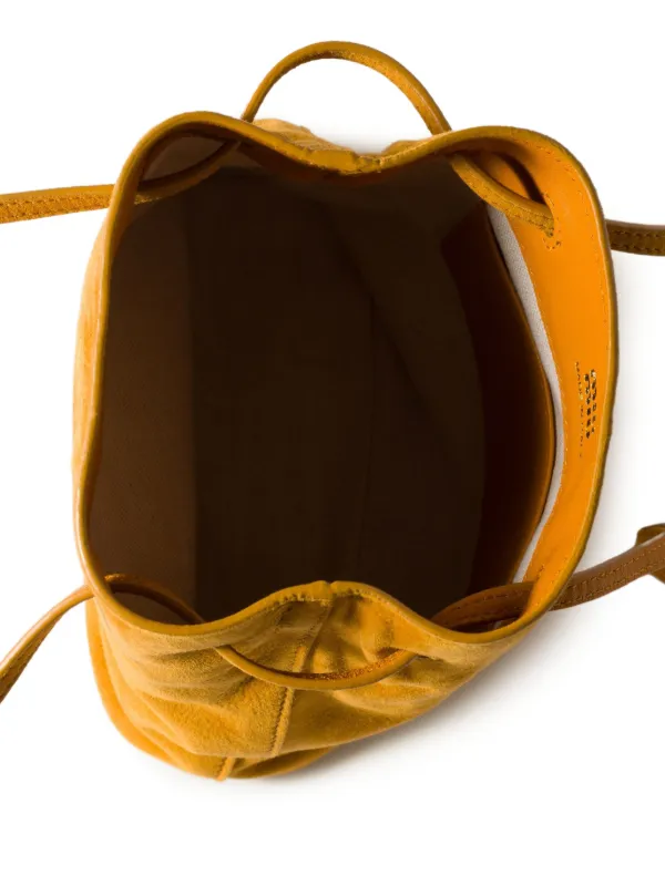 ショルダーバッグ・ポシェット MIU MIU SUEDE POUCH Miu Miu Suede Pouch Shoulder Bag | Yellow | FARFETCH