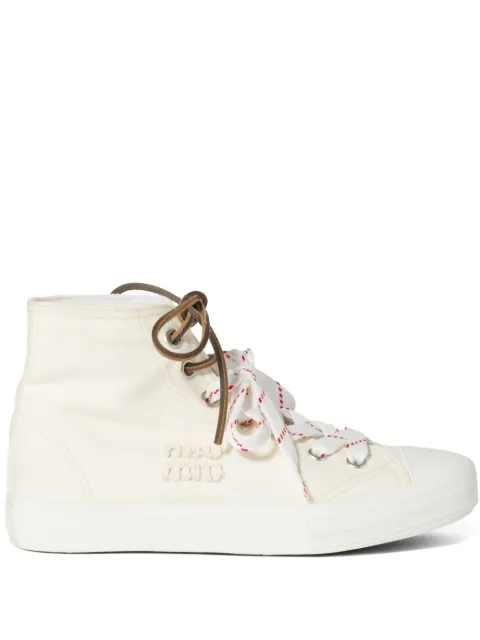 Miu Miu leather sneakers 