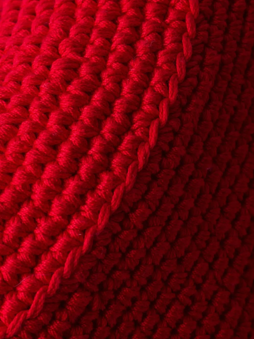 Prada Gehaakte vissershoed Rood