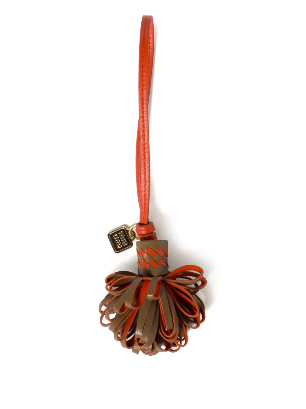 Miu Miu leather keyring | Brown | Image 1