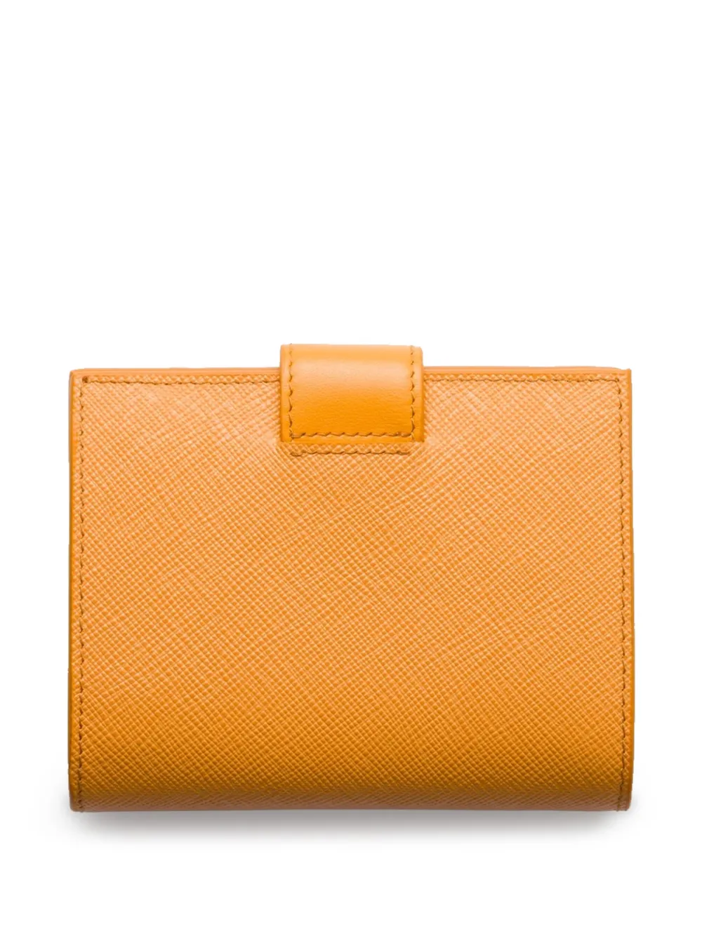 Prada small Saffiano leather wallet - Oranje