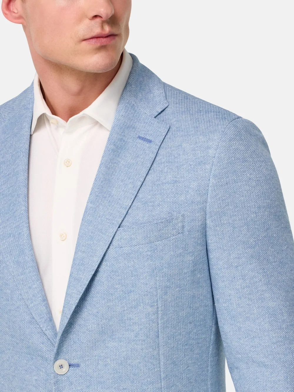 Boggi Milano Blazer met opgestikte zak Blauw