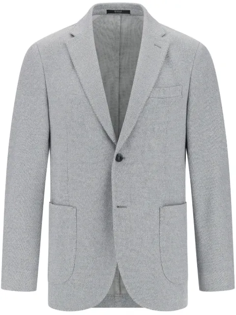 Boggi Milano blazer con bolsillos de parche
