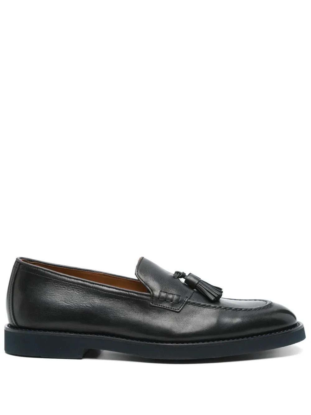 Doucal's leather loafers Blue