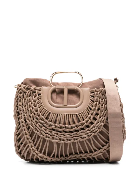 TWINSET braided tote bag