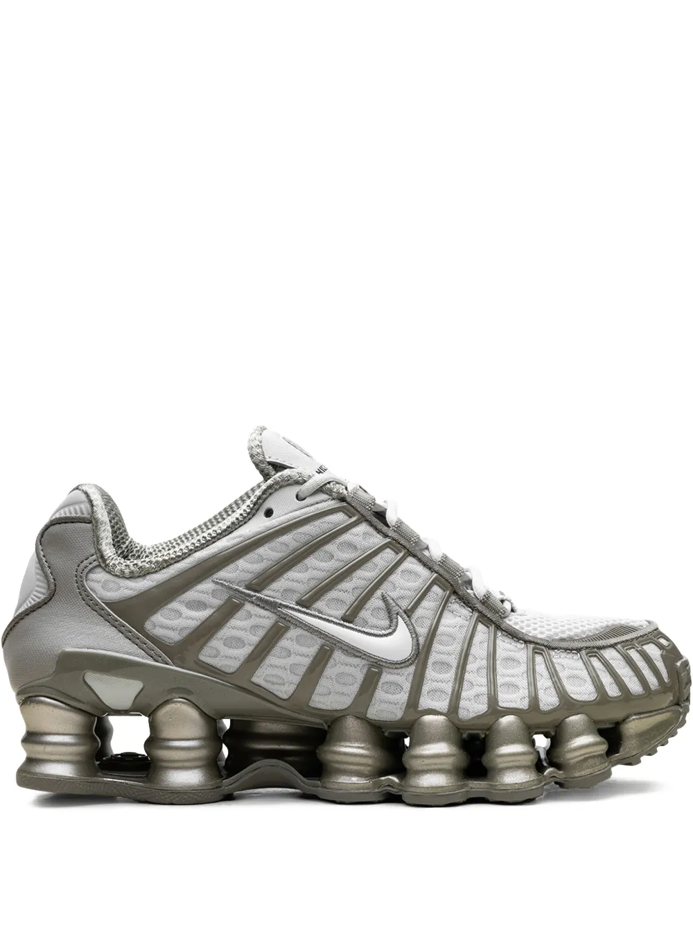 Nike Shox TL "Light Silver White Light Army" sneakers