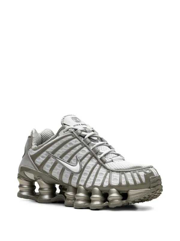 Nike Shox TL “Light Silver/White/Light Army” スニーカー | シルバー