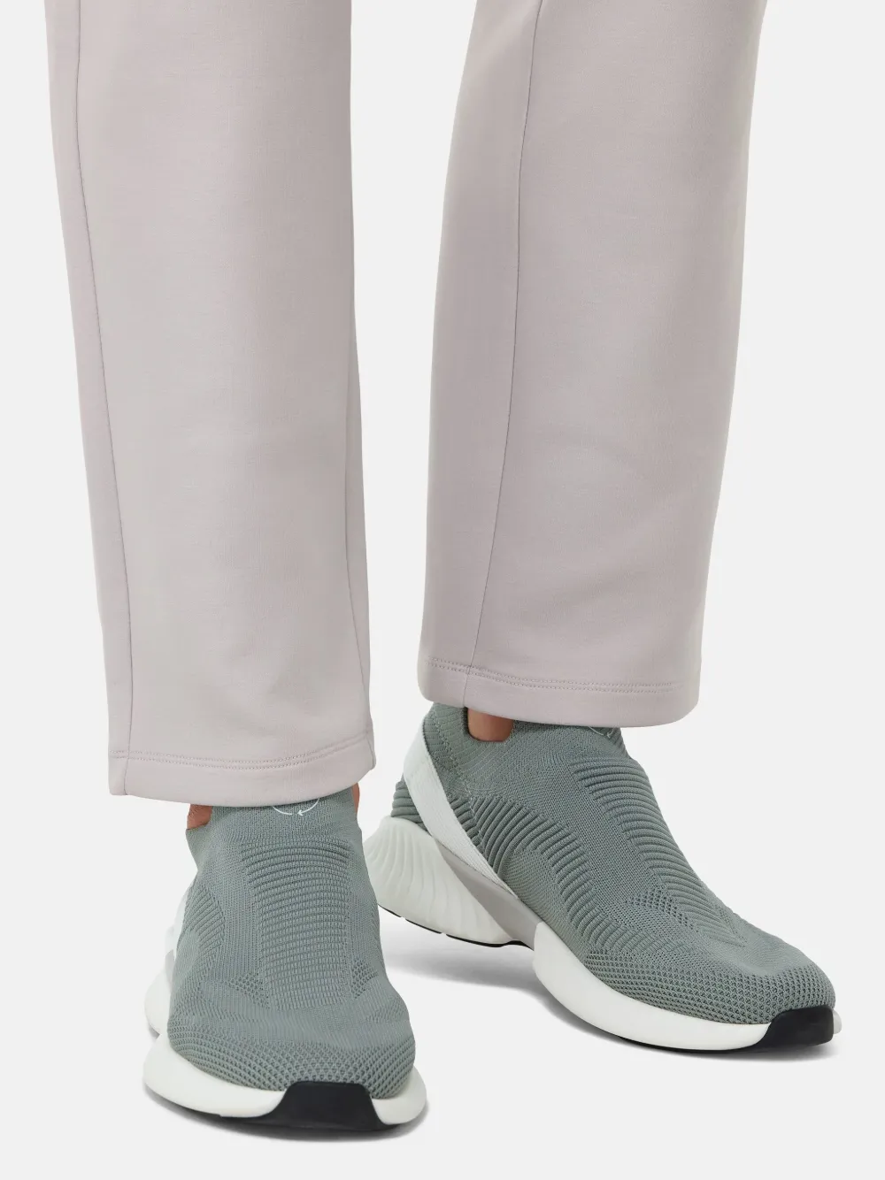 Boggi Milano Technical Fabric Willow Trainers In Gray
