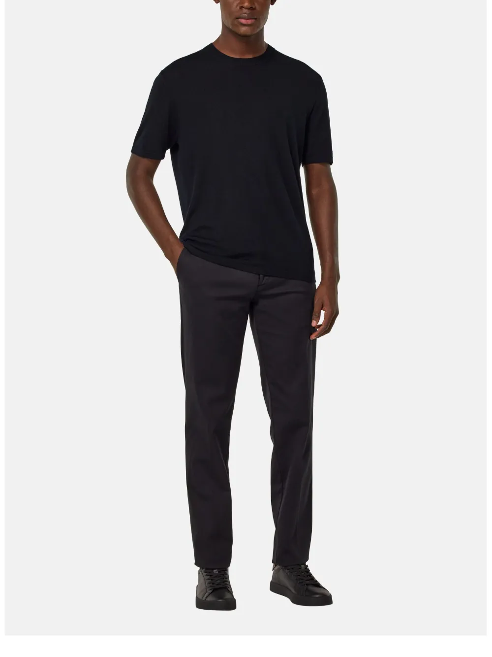 Boggi Milano straight-leg trousers - Zwart