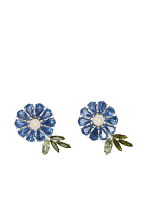 Carolina Herrera Crystal Daisy earrings