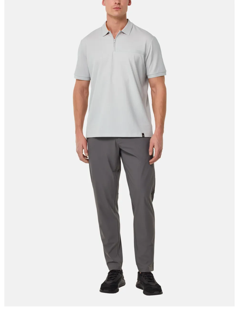 Boggi Milano Piqué poloshirt Grijs