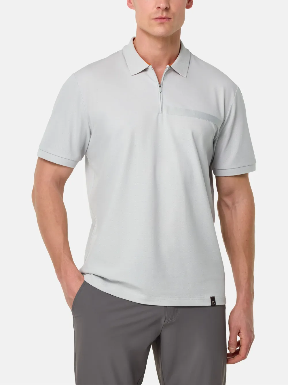 Boggi Milano Piqué poloshirt Grijs
