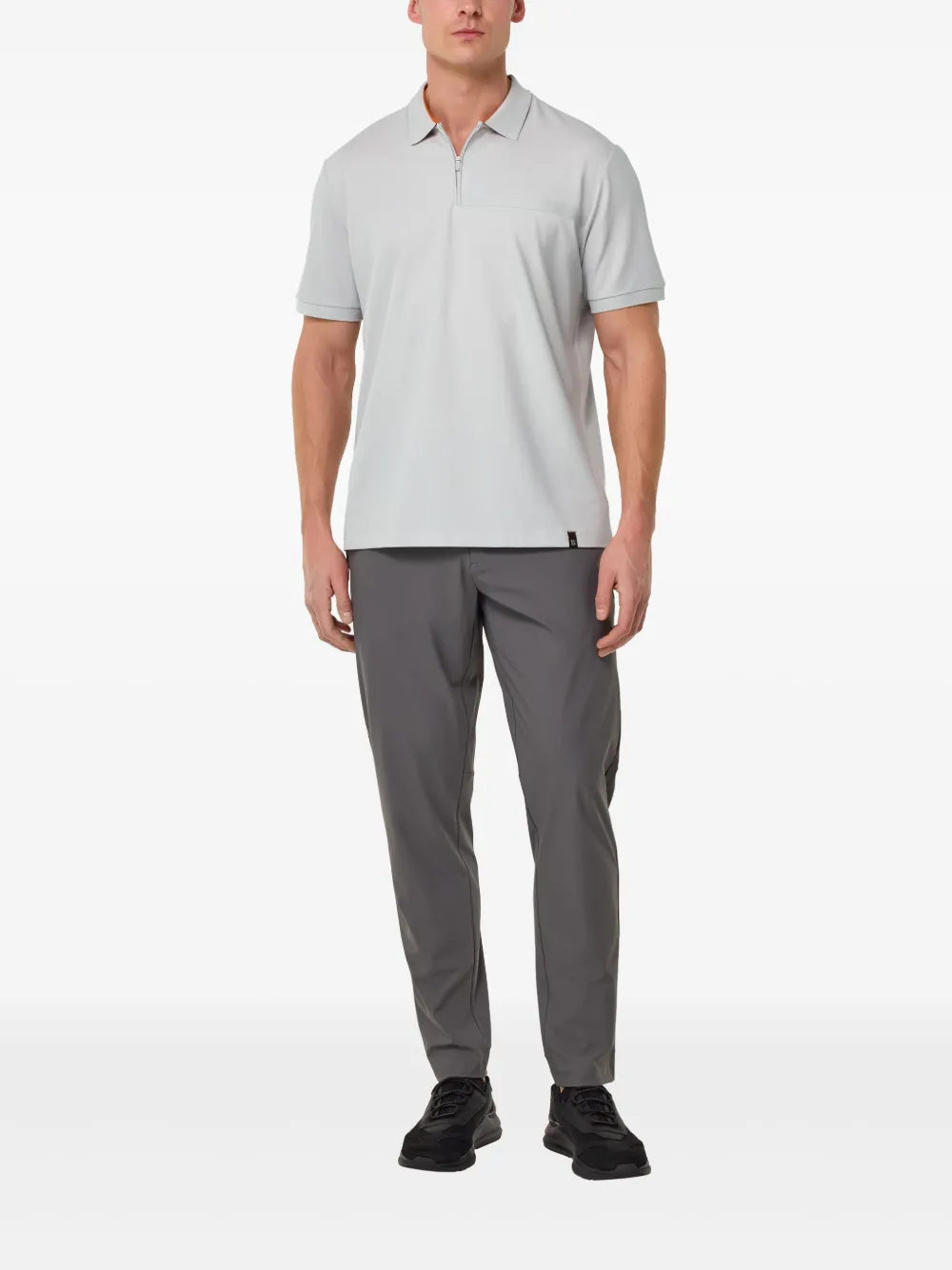 Boggi Milano Piqué poloshirt - Grijs