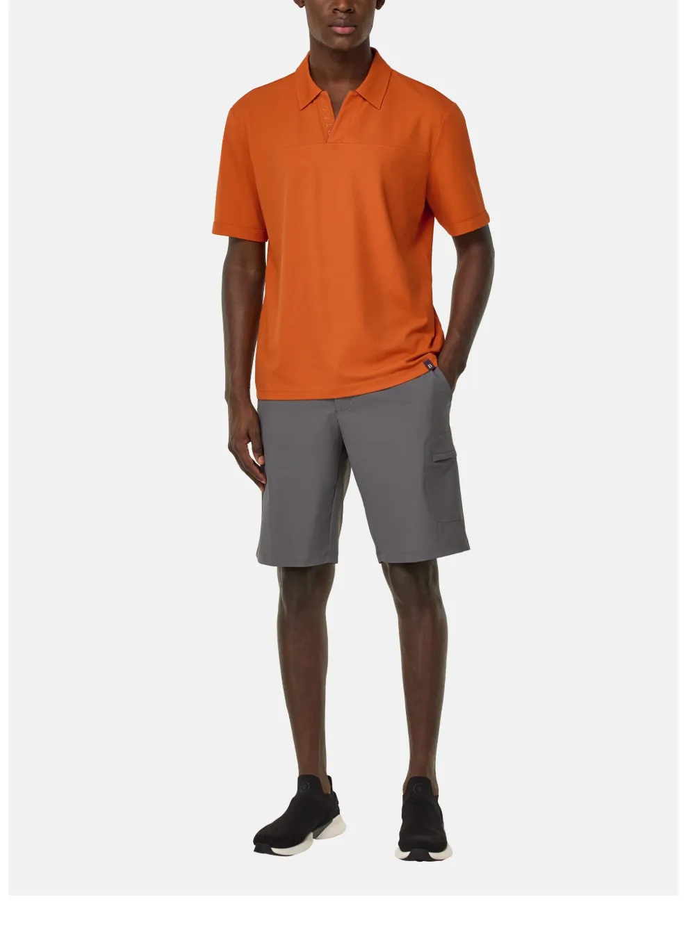Boggi Milano Cool Jade-Fresh poloshirt Oranje