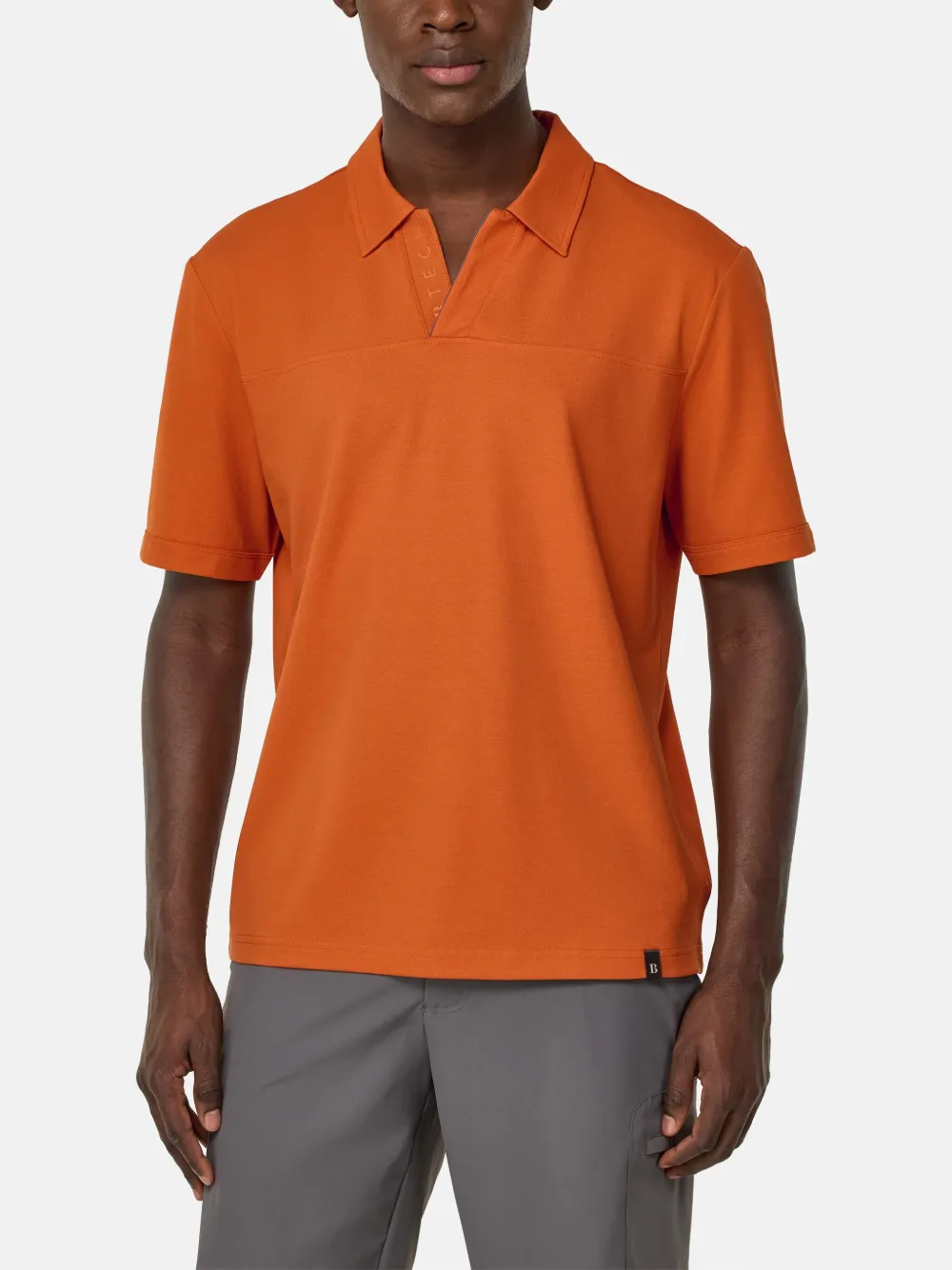 Boggi Milano Cool Jade-Fresh poloshirt Oranje