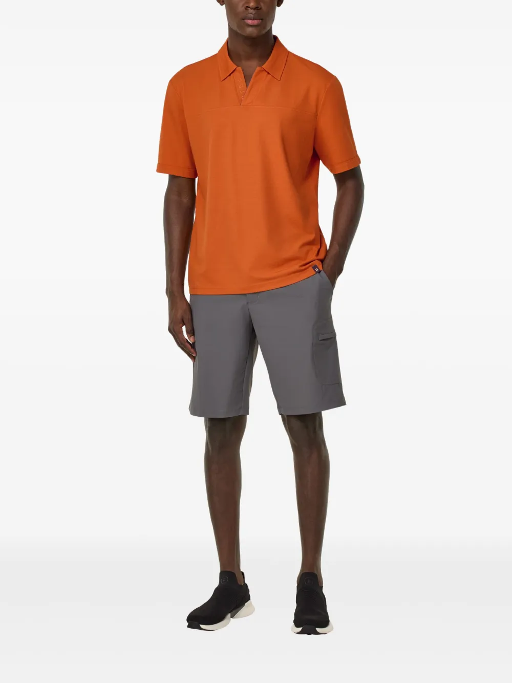 Boggi Milano Cool Jade-Fresh poloshirt - Oranje