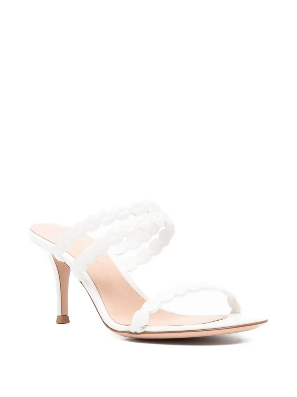 Gianvito Rossi 80mm Kai sandals White