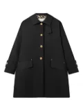 Mackintosh Humbie button-up coat - Black