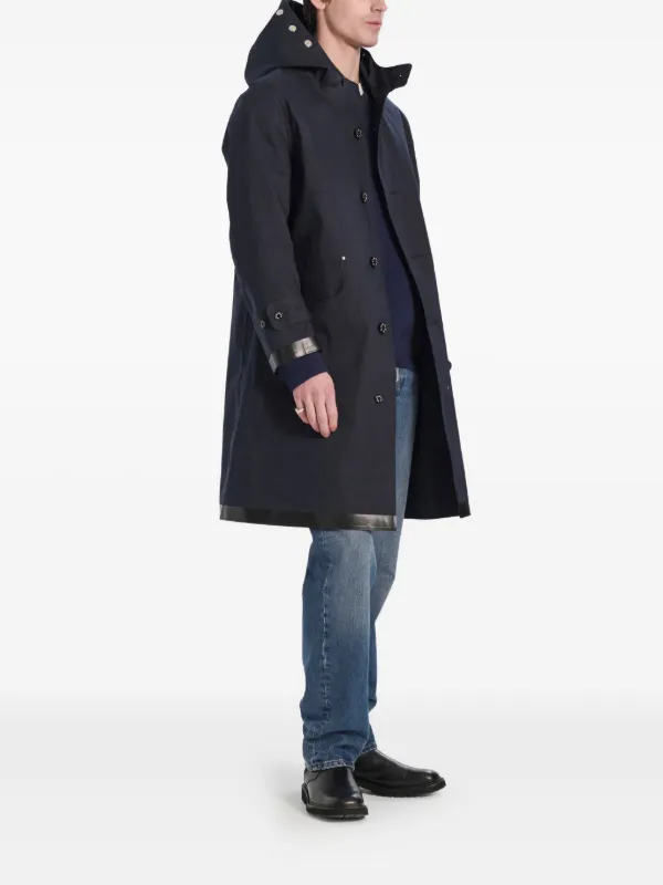 Mackintosh Kirkton フーデッドコート | ブルー | FARFETCH JP