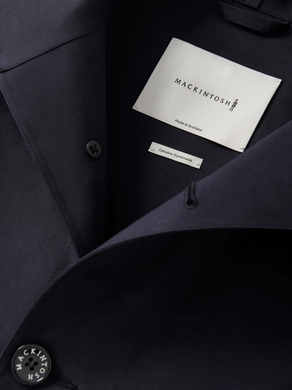 Mackintosh Jas met capuchon Blauw