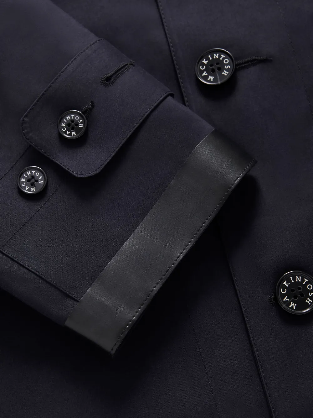 Mackintosh Jas met capuchon Blauw