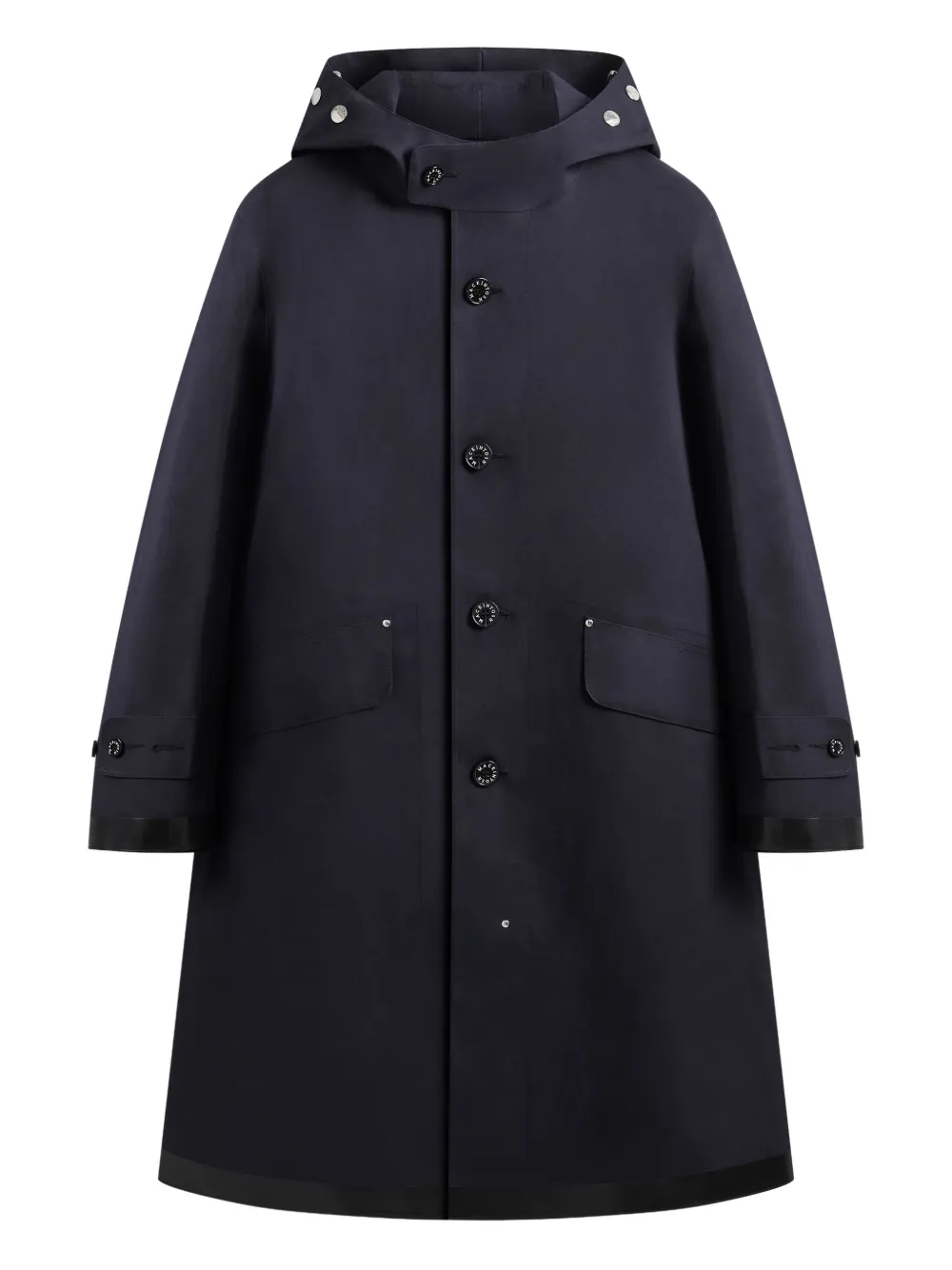 Mackintosh Kirkton hooded coat | Blue | Image 1