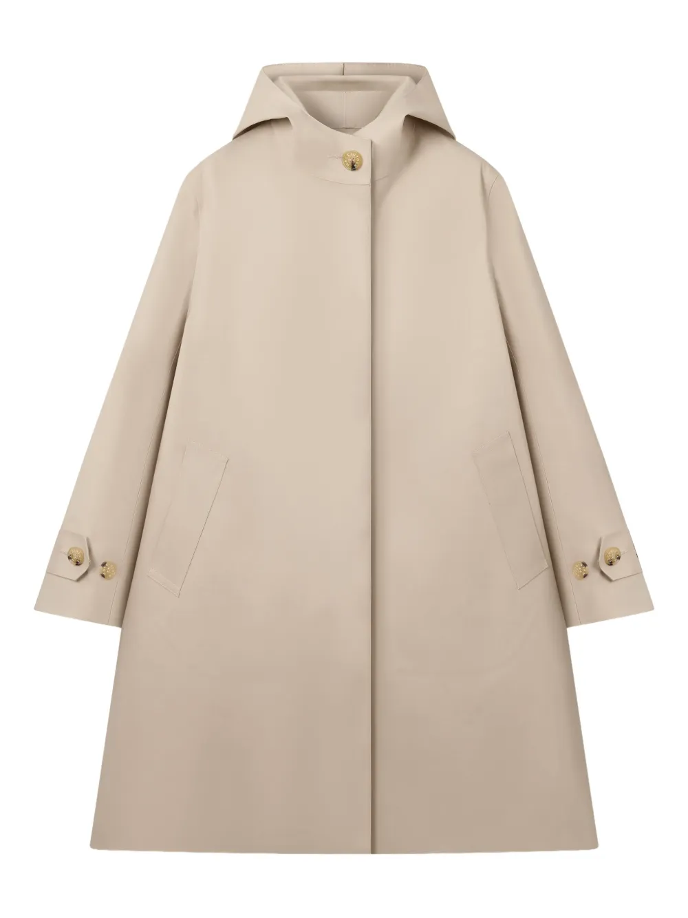 Mackintosh Trenchcoat met capuchon Beige