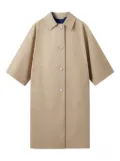 Mackintosh Collin buttoned-up coat - Neutrals
