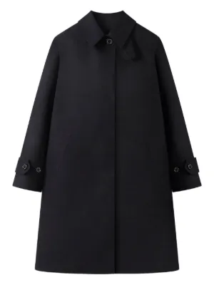Mackintosh ストライプ コート | ブラック | FARFETCH JP