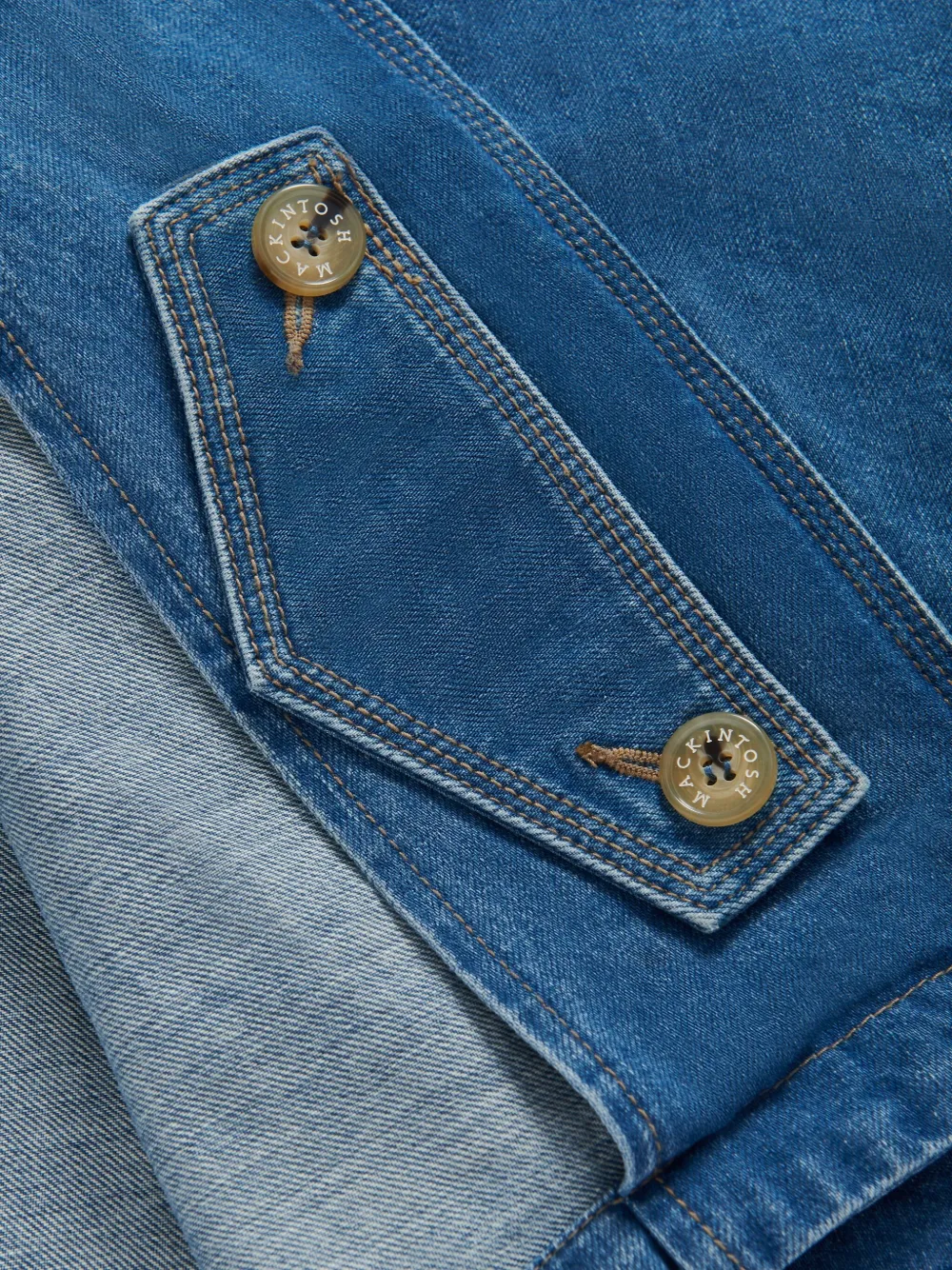 Mackintosh Humbie button-down denim jacket | Denim Jackets | Image 2