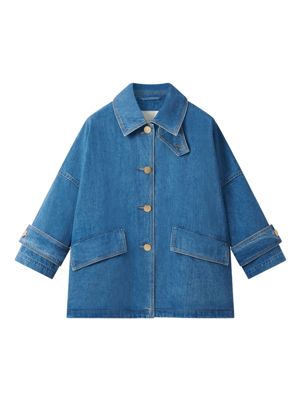 Mackintosh Humbie button-down denim jacket | Blue | Image 1