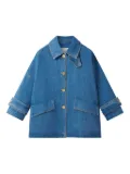 Mackintosh Humbie button-down denim jacket - Blue