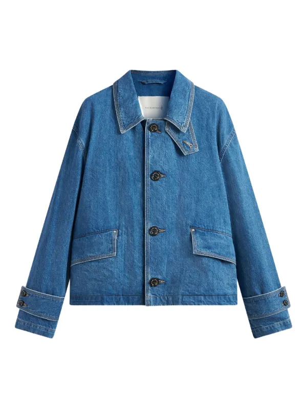 タグ付✨️MACKINTOSH 2025 HUMBIE デニムジャケット MACKINTOSH】HUMBIE NO COLLAR DENIM JACKET | GOOD THINGS Vol