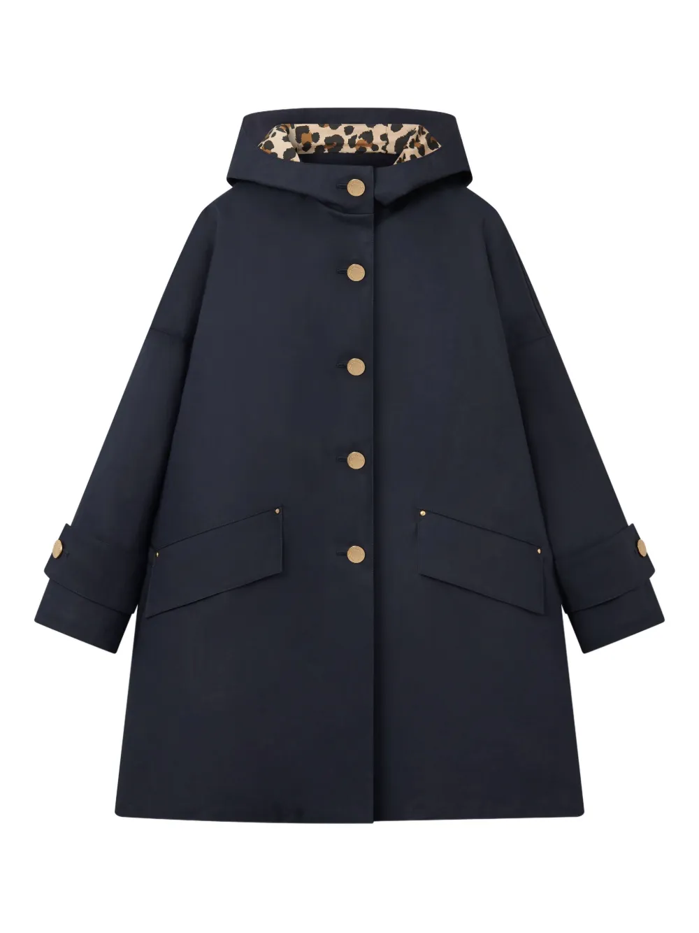 Mackintosh Humbie jas met capuchon Blauw