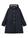 Mackintosh Humbie hooded coat - Blue