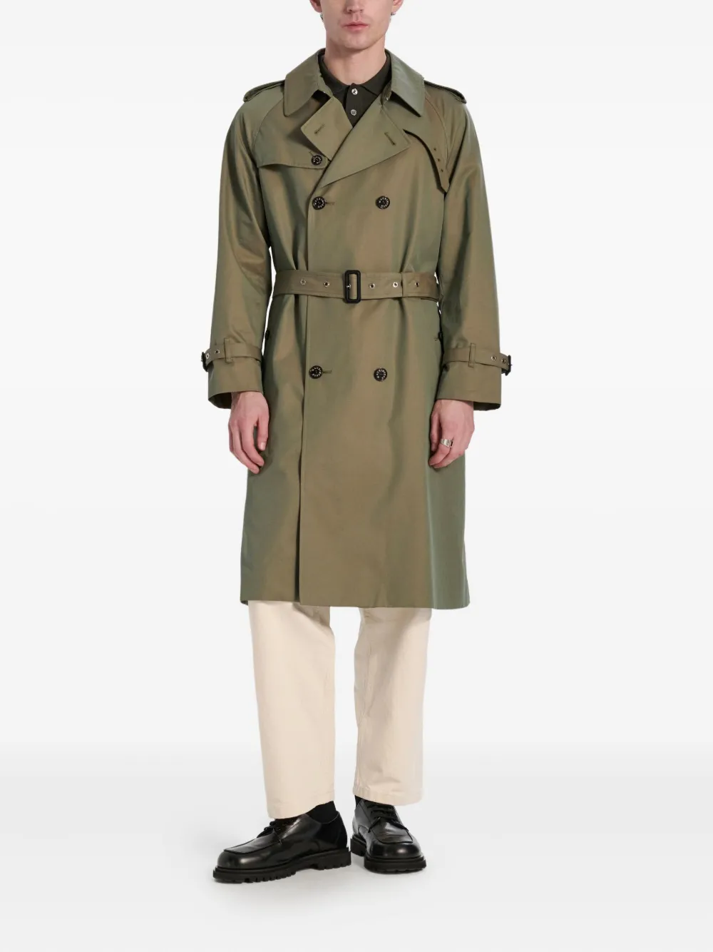 Mackintosh Blanfield trenchcoat Groen