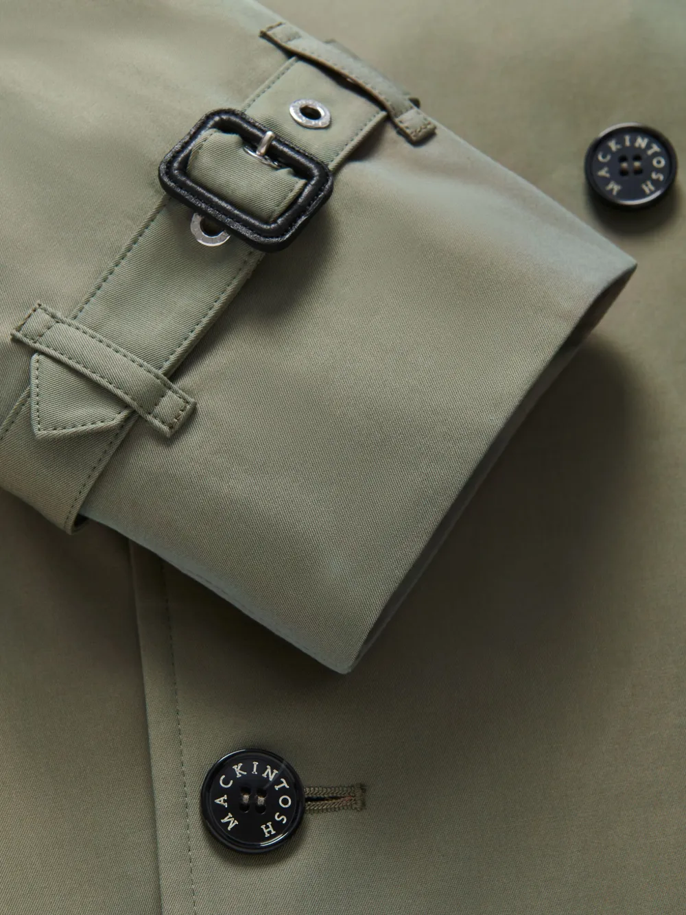 Mackintosh Blanfield trenchcoat Groen